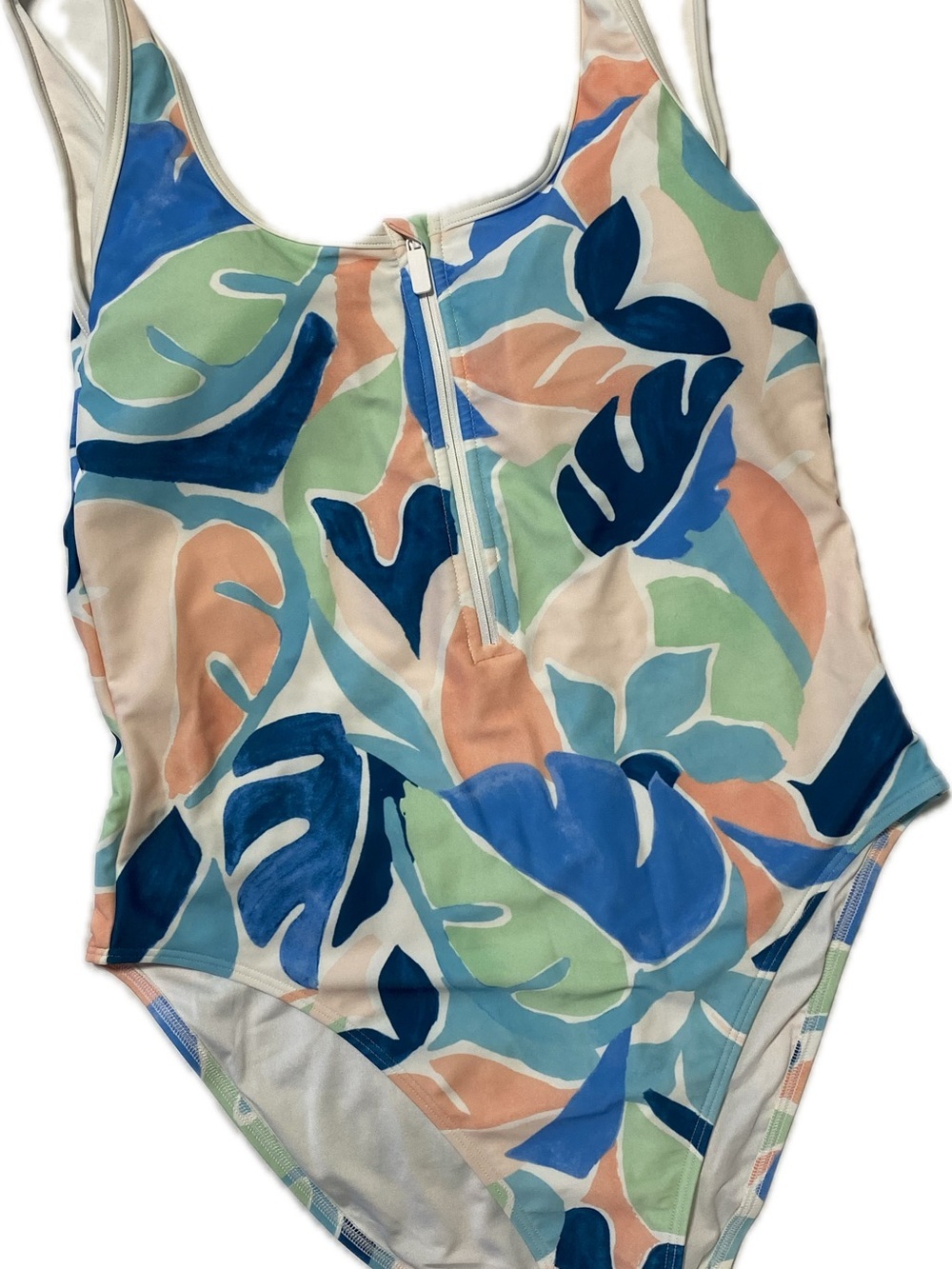 Old Navy Women's One-Piece Swimsuit in Blue, Green, Peach, Navy